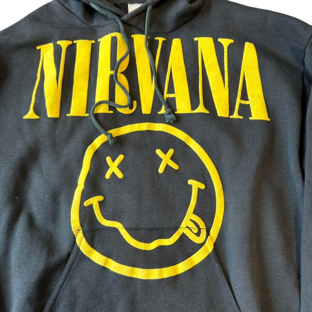 NIRVANA smile Hoodie パーカー ヴィンテージ ユーロ