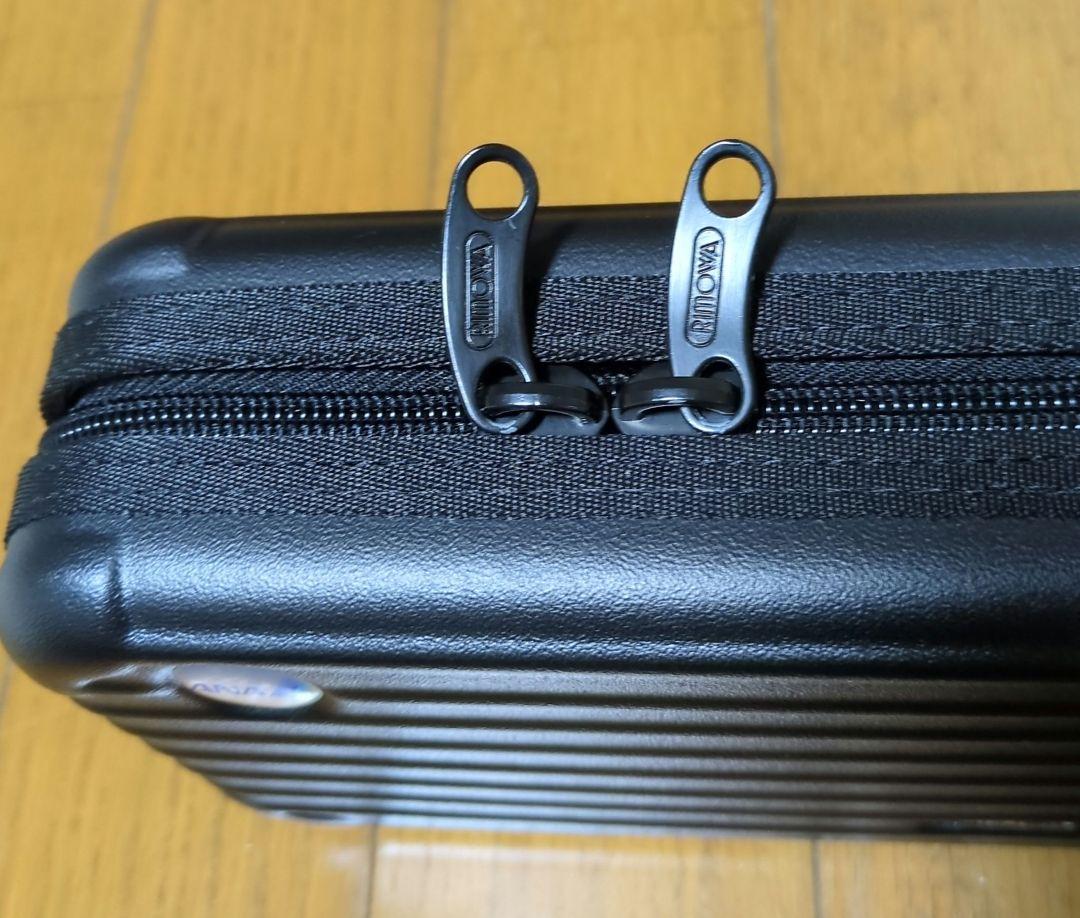 RIMOWA ブラックトラベルポーチ ANAロゴ