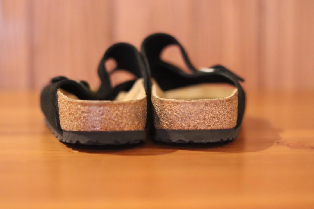 Zürich / チューリッヒ　Birkenstock 黒 スエード ナロー
