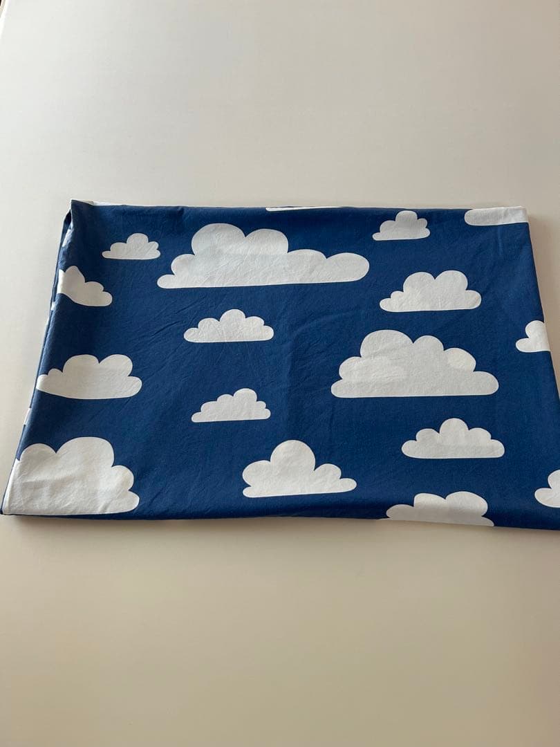 Cinqサンク購入SWEDEN FARG FORM 雲柄シングルベッドカバー