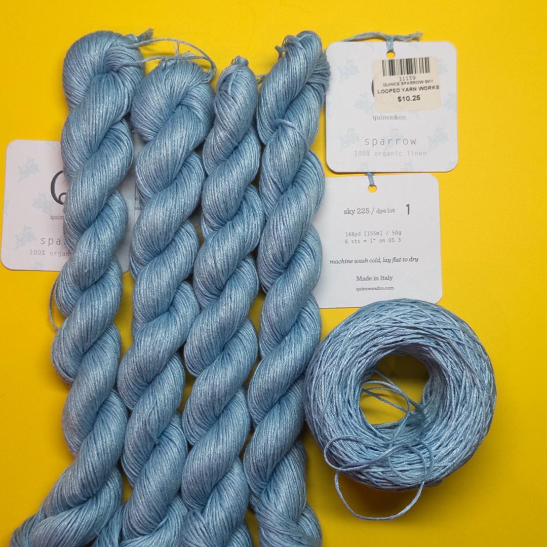 Quince & Co. Sparrow Sky 4かせと47g