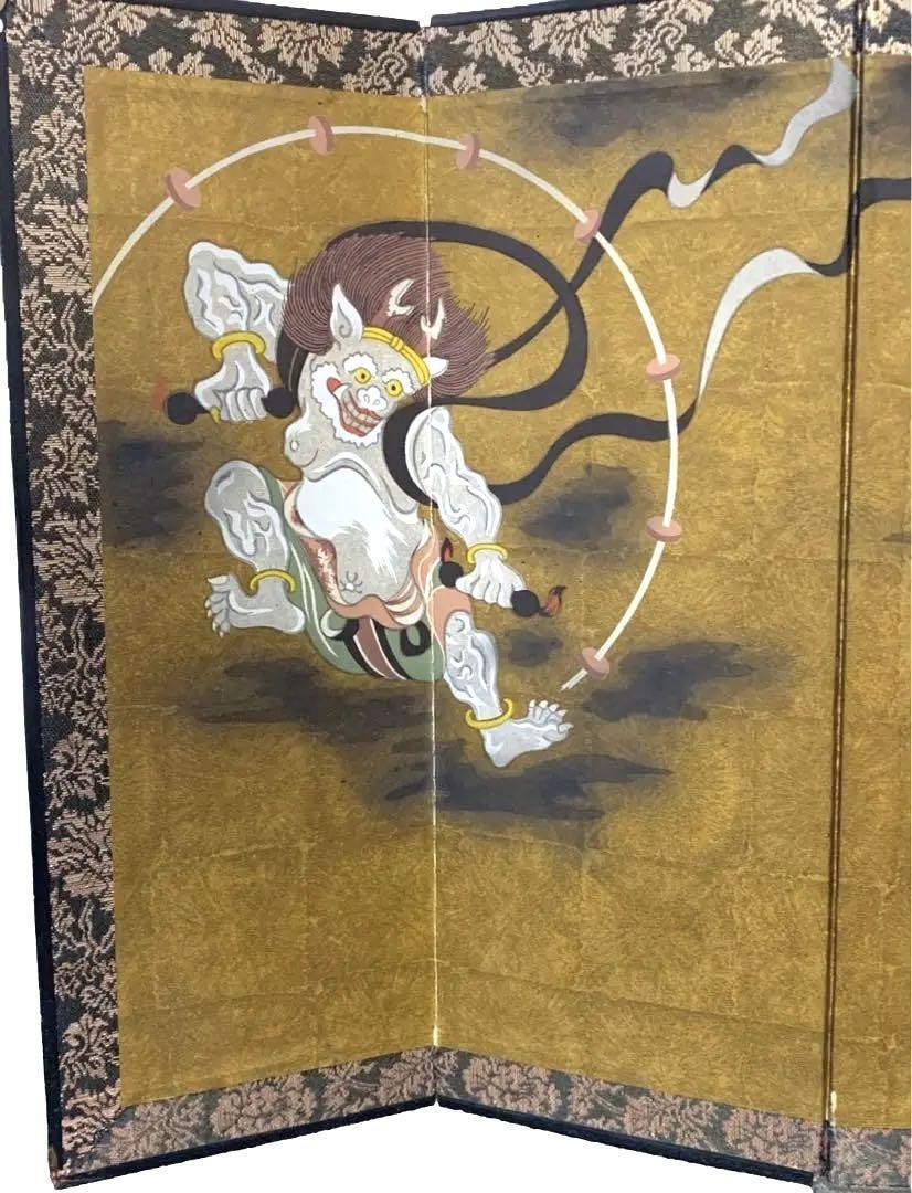 風神雷神図屏風　芸術品