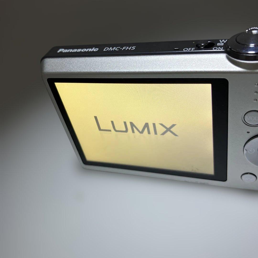 【完動品】美品　Panasonic LUMIX DMC-FH5 シルバー