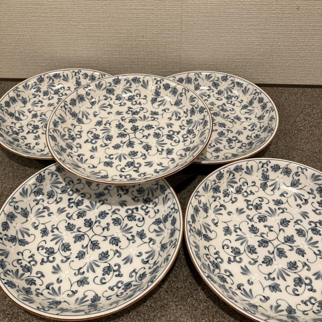 橘吉唐草模様カレー皿パスタ皿シチュー皿中皿