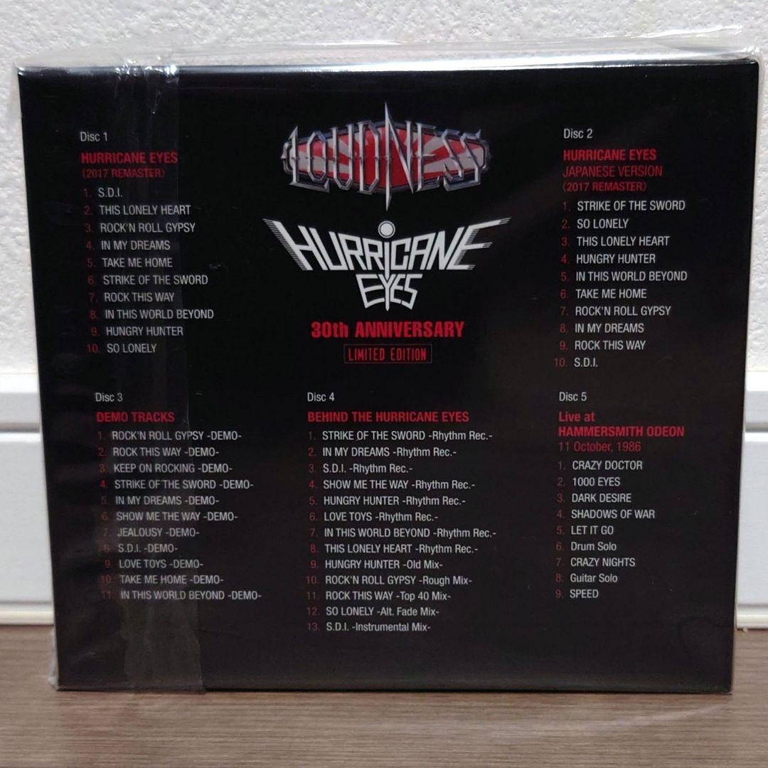 ラウドネスHURRICANE EYES 30周年記念 5枚組