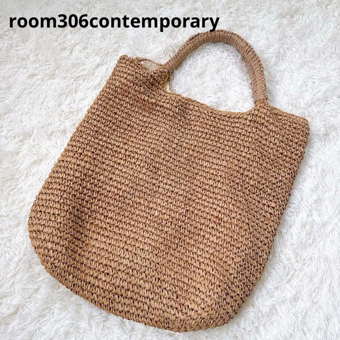 room306contemporary 編み トートバッグ 牛革 レザー A4