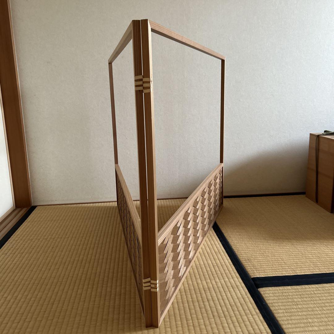 茶道具　屏風