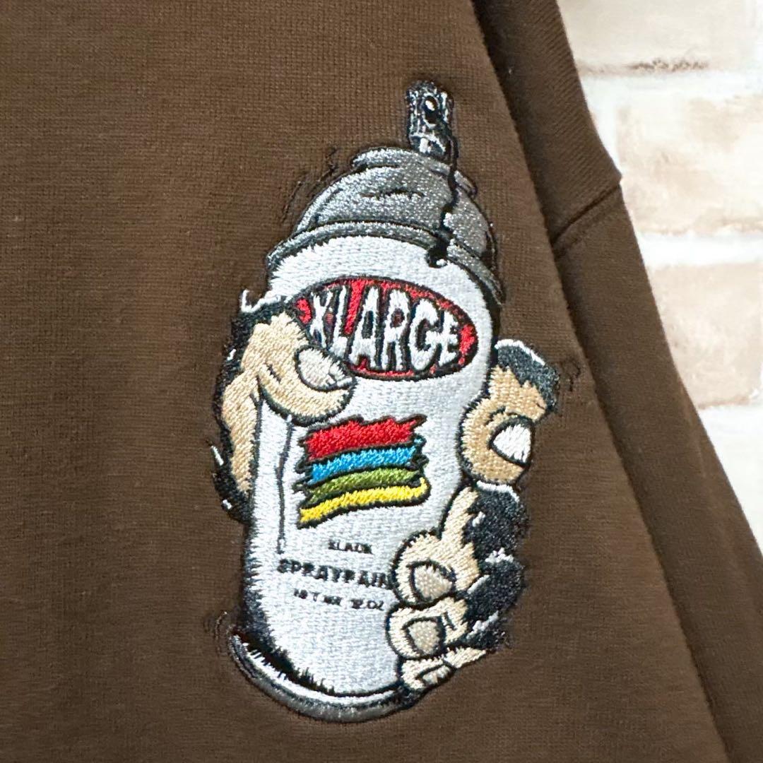 ⭐︎希少デザイン⭐︎XLARGE ⭐︎パーカー⭐︎スプレー缶⭐︎刺繍⭐︎オーバーサイズ⭐︎ ⭐︎希少デザイン⭐︎XLARGE ⭐︎パーカー⭐︎スプレー缶⭐︎刺繍⭐︎オーバーサイズ⭐︎