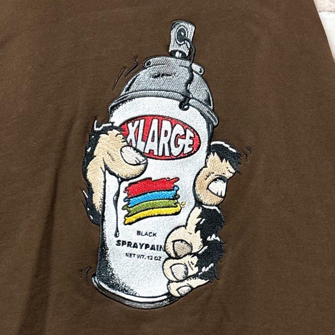 ⭐︎希少デザイン⭐︎XLARGE ⭐︎パーカー⭐︎スプレー缶⭐︎刺繍⭐︎オーバーサイズ⭐︎ ⭐︎希少デザイン⭐︎XLARGE ⭐︎パーカー⭐︎スプレー缶⭐︎刺繍⭐︎オーバーサイズ⭐︎