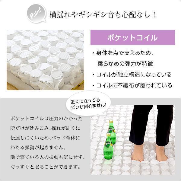 新品 最安値 送料無料☆ ポケットコイルマットレス セミダブルベッド に! 8