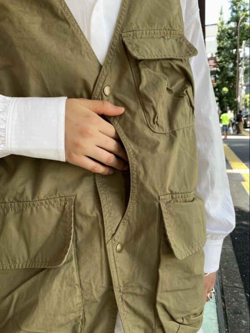 完売！人気BEAMS BOY /コットン ウェザー クロス ハンティング ベスト
