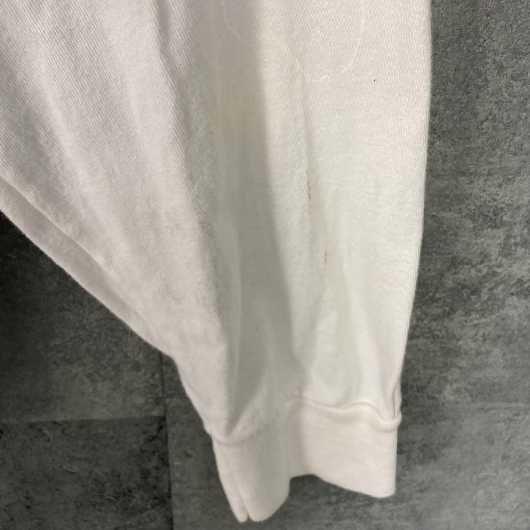 メキシコ製　STUSSY ステューシー　ロンT カットソー　長袖　XL ホワイト