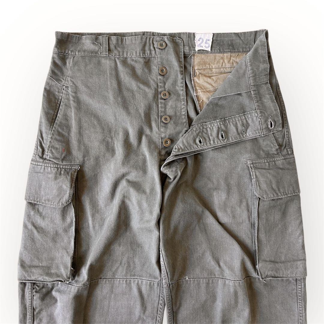 60’s French army M-47 後期 HBTフィールドパンツ 25