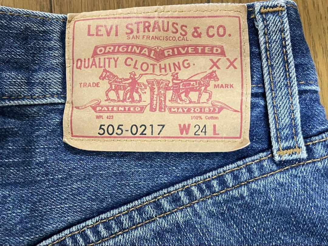 LEVIS 505-0217 LVCビックＥ／赤耳／TALON42／ビックE