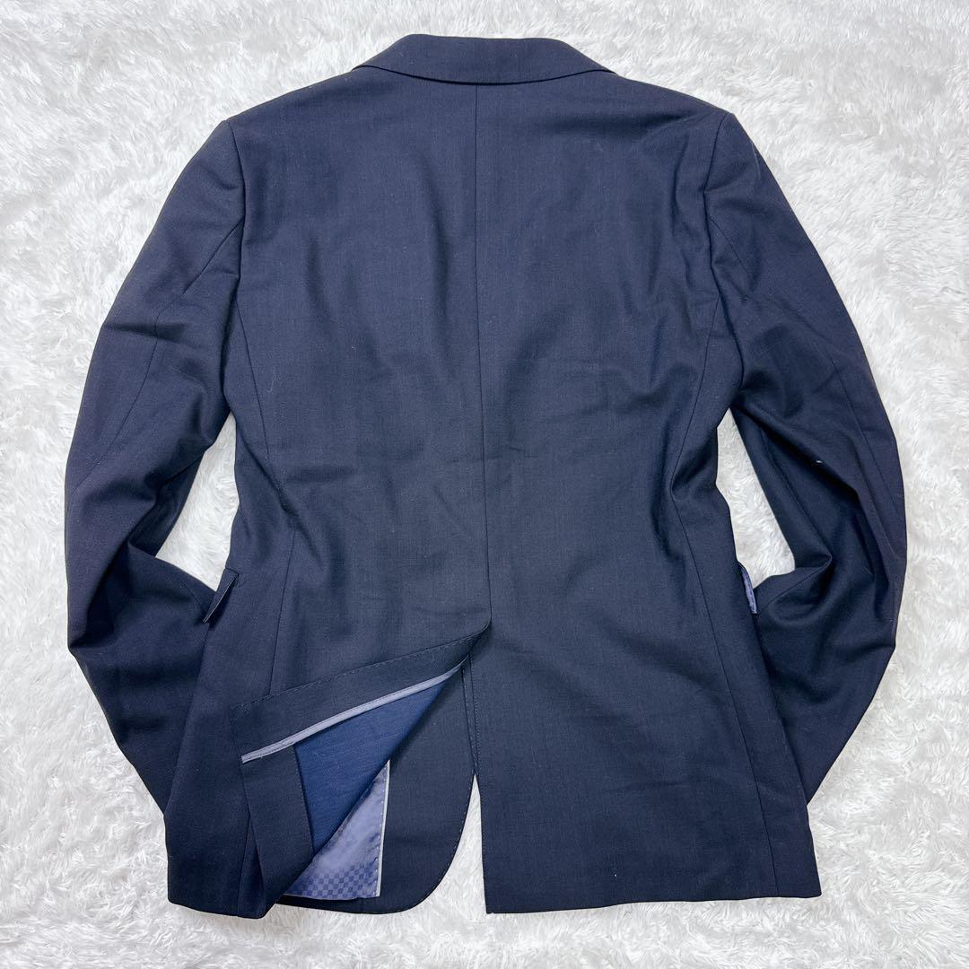 【未使用級】オリヒカ Y7 XL 洗濯OK セットアップ ストライプ ネイビー