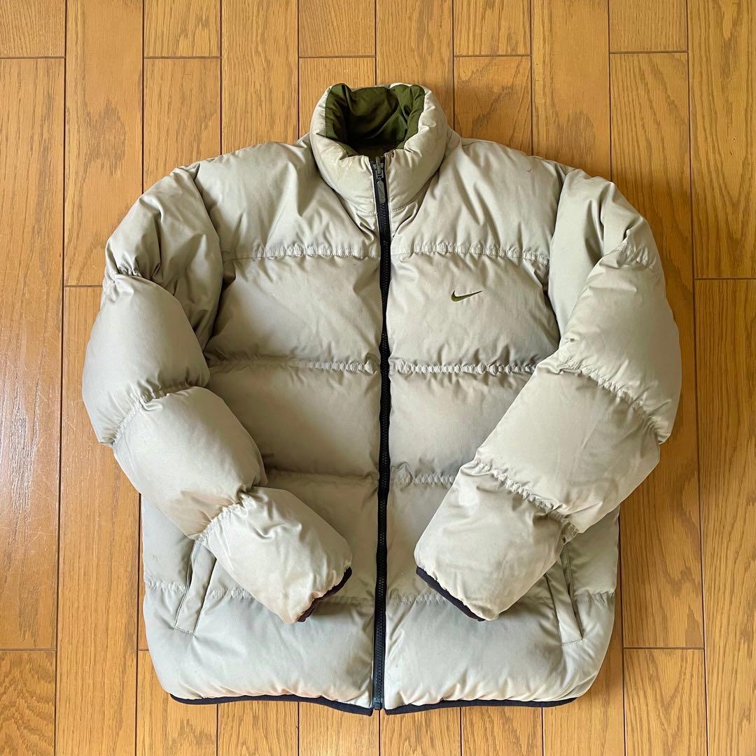 90s NIKE ダウンジャケット リバーシブルL NIKE