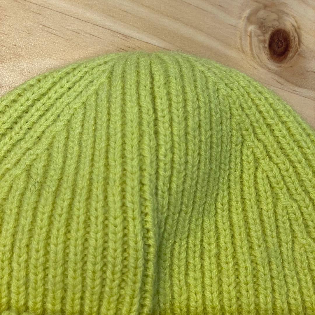 Acne Studios アクネスタジオ ニット キャップ 黄色 Acne Studios アクネスタジオ ニット キャップ 黄色