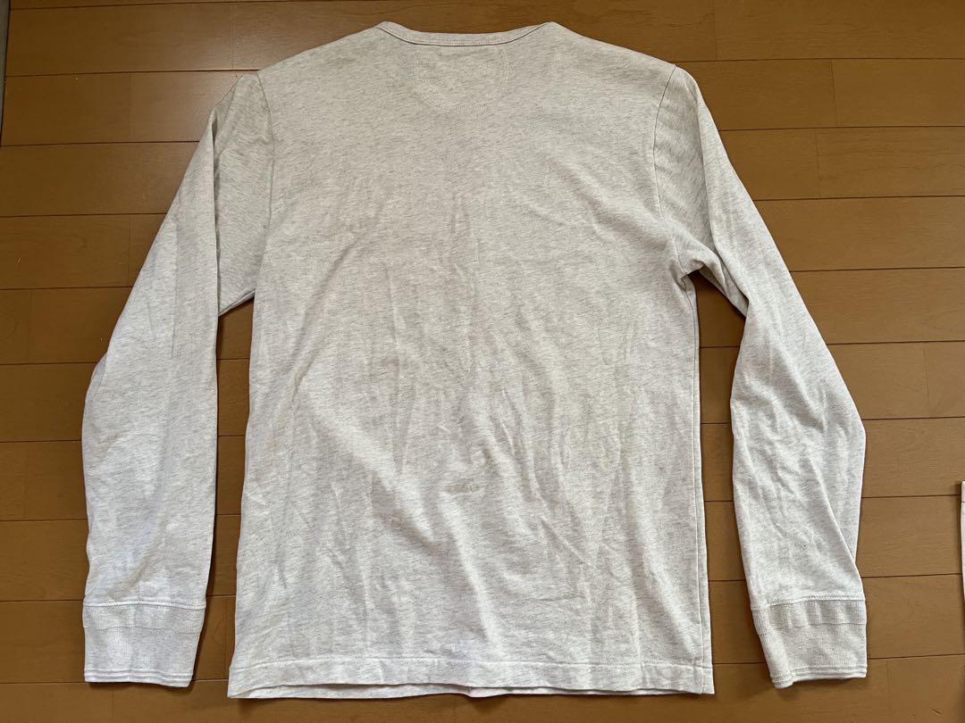 ぽんぽこRRL試着のみヘンリーネックロングスリーブTee サイズS