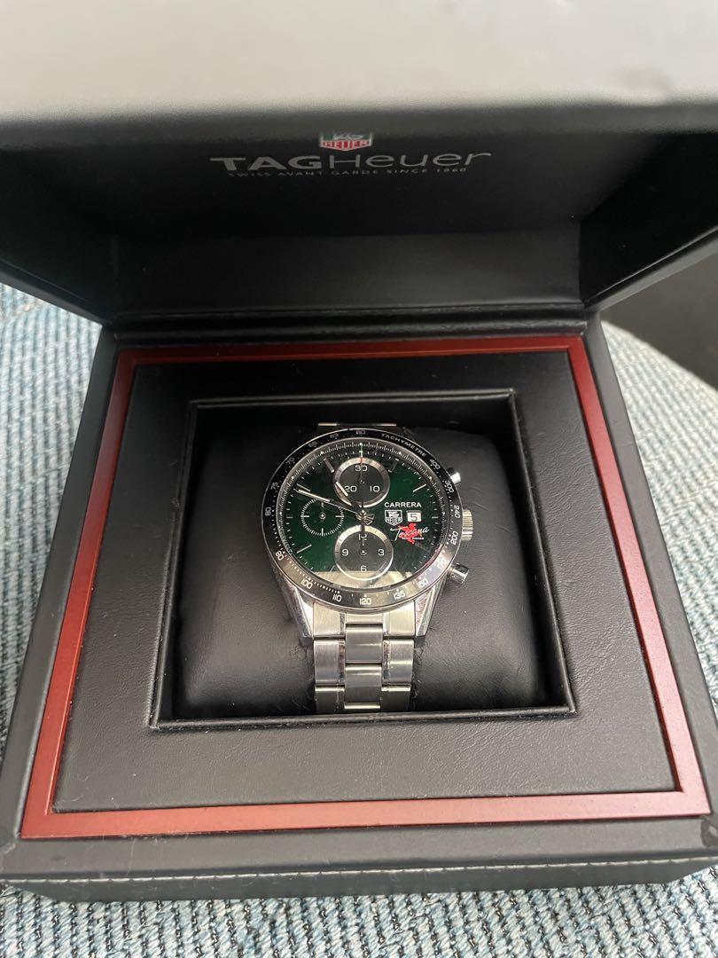 TAG Heuer クロノグラフ グリーン　限定モデル