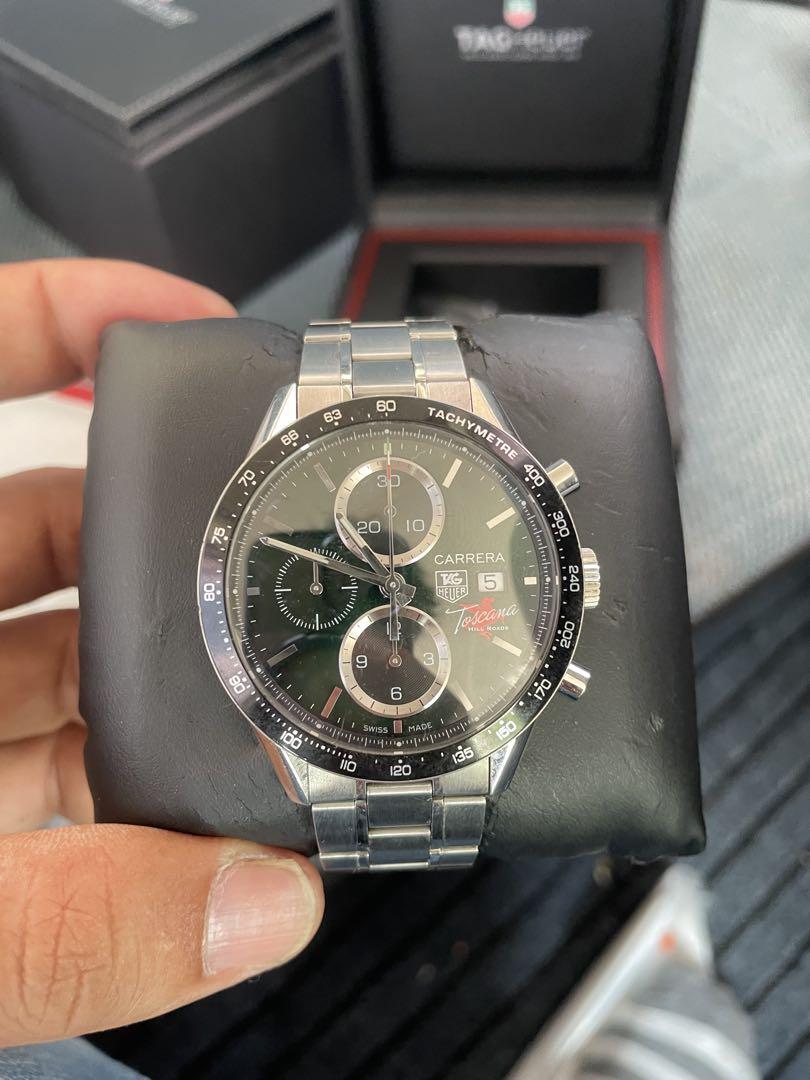 TAG Heuer クロノグラフ グリーン　限定モデル