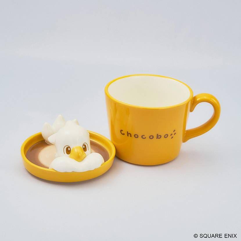 ファイナルファンタジー　ラテアートフィギュアマグカップ　チョコボ