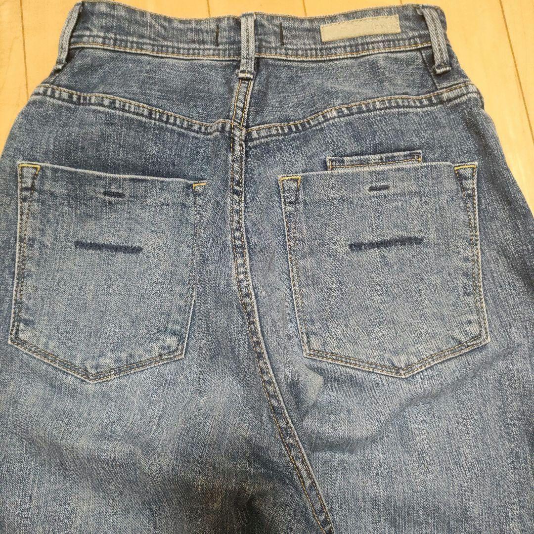 YANUK　ヤヌーク　JOAN　ルーズストレートデニム　22インチ
