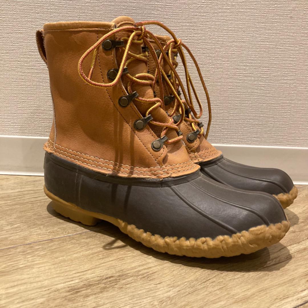 90年代ビンテージ⭐︎ LL Bean ブーツ レディース アメリカ産 防水皮革