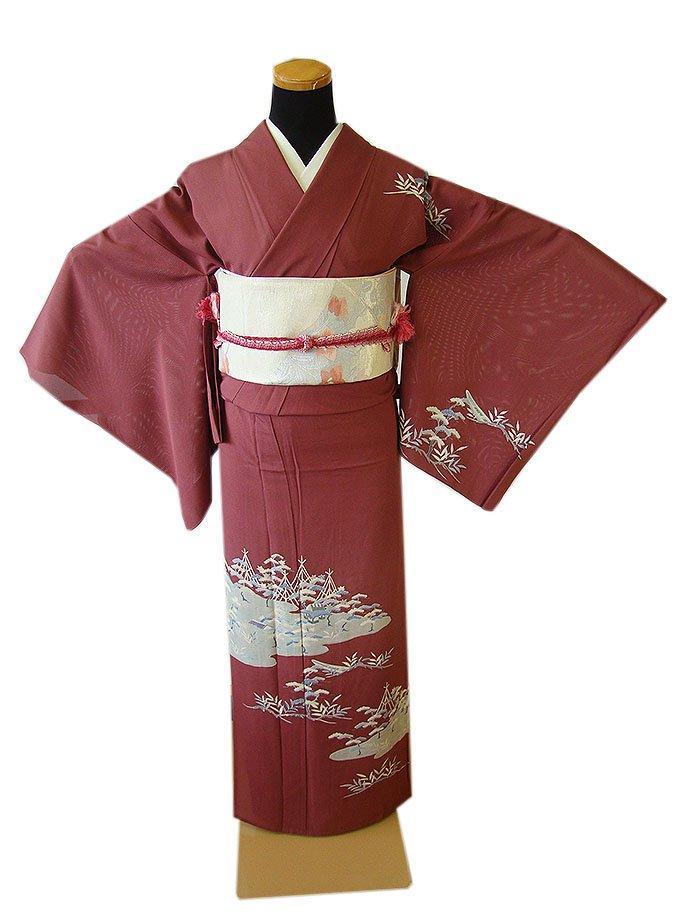 美品 夏物 駒絽 附下げ・訪問着・紗 袋帯・帯〆 3点セット（正絹）HH1474