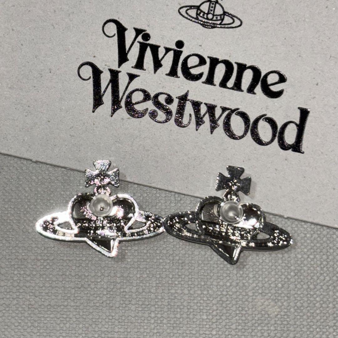 ヴィヴィアンウエストウッド ピアス メンズ レディース Vivienne Westwood ディアマンテハートシングルピアス 片耳用 6201033R  選べる2色 【ラッピング無料 誕生日 お祝い プレゼント ギフト 贈り物】
