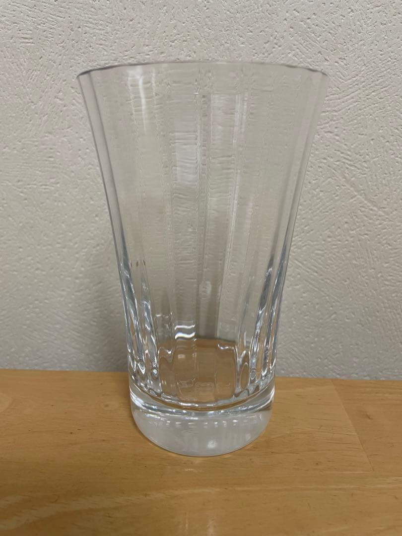 【新品】バカラ　Baccarat クリスタルタンブラー ストライプデザイン 7,654円