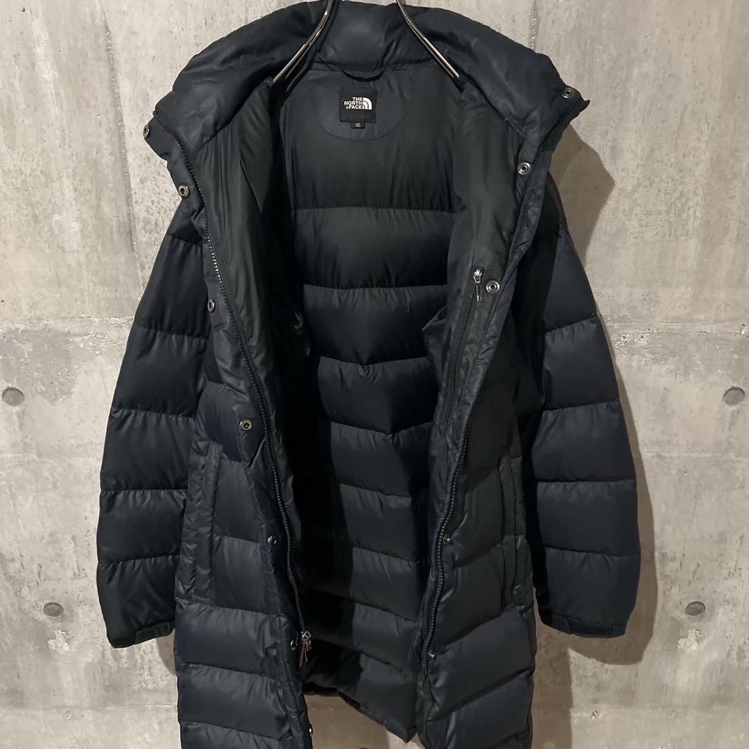 美品 ノースフェイス ダウンコート ブラック レディースL 600FILL 美品 ノースフェイス ダウンコート ブラック レディースL 600FILL