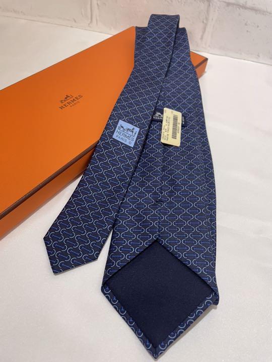 安い得価◆ 新品 ソルド ネクタイ ネイビー usSIr-m55296875382 HERMES エルメス 好評限定品