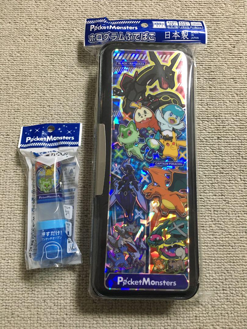 ポケモン筆箱新品ホログラムおまけのり