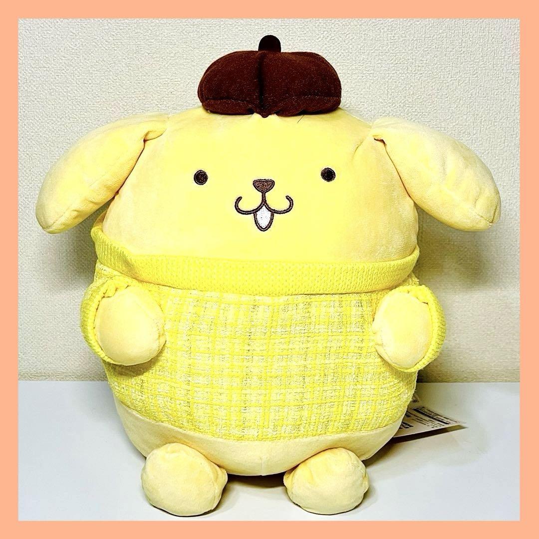 激レア　ポムポムプリン　ぬいぐるみマスコット　2015年製 レア】ポムポムプリン ティーカップ マスコット ぬいぐるみ