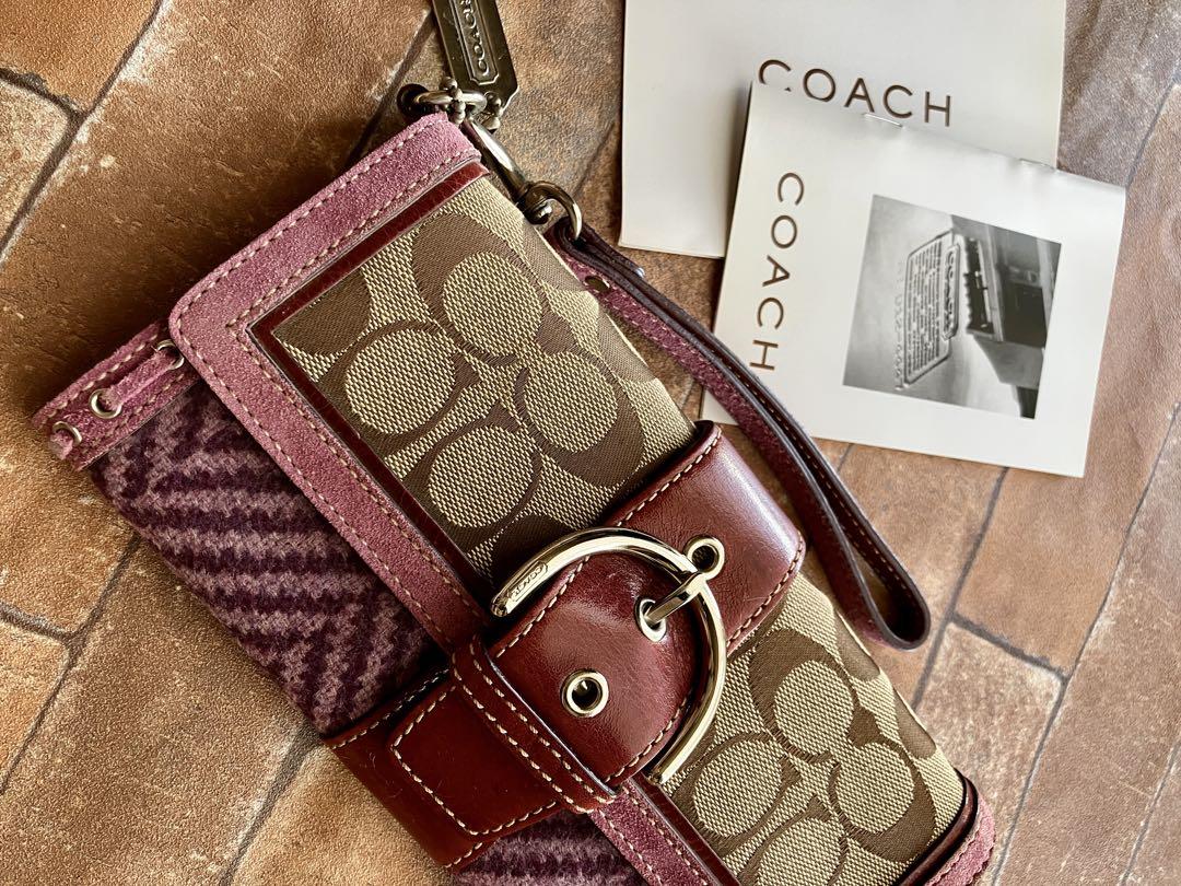 COACH シグネチャー柄　ウォレット　札入れ　長財布
