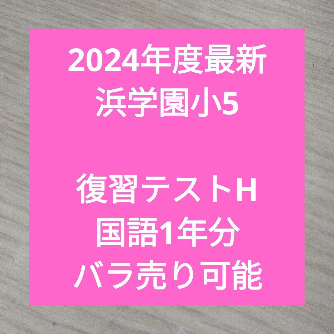 本日のタイムセール - ホットプレート / ホット 復習テストH 浜学園小5 2024年度最新 国語1年分 メルカリ - 語学・辞書・学習参考書