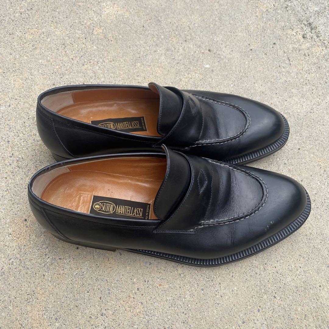 SUTOR MANTELLASSI 革靴 ローファー Uチップ レザーシューズ