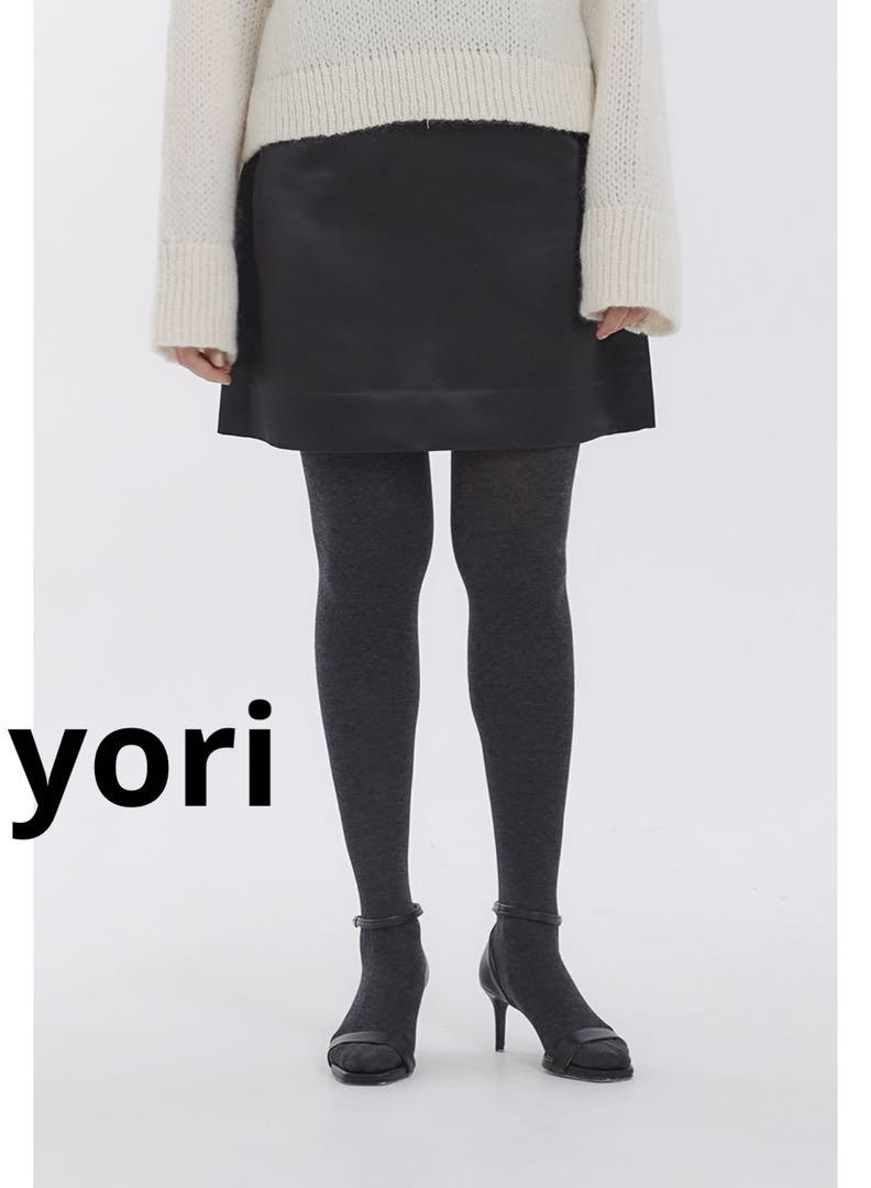 yori ponyサテンショートスカート