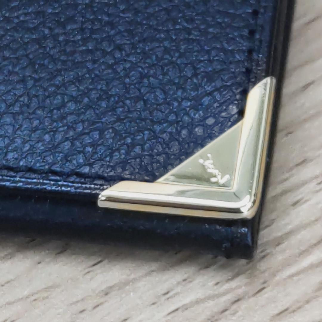 AN078 イブ・サンローラン　長財布　黒　美品