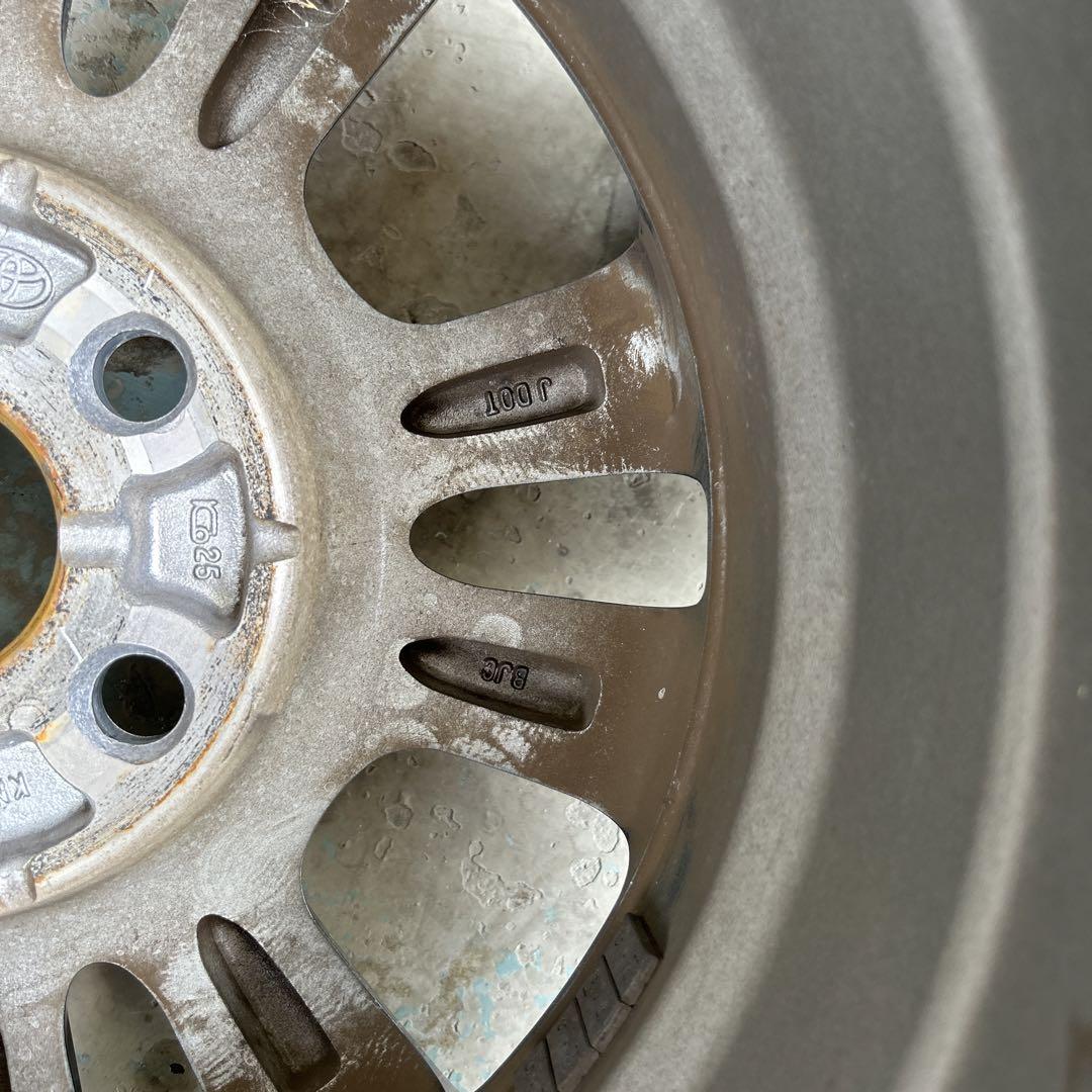 エスクァイア？ タイヤ付きホイール 1本 195/65R15 ジャンク品 2