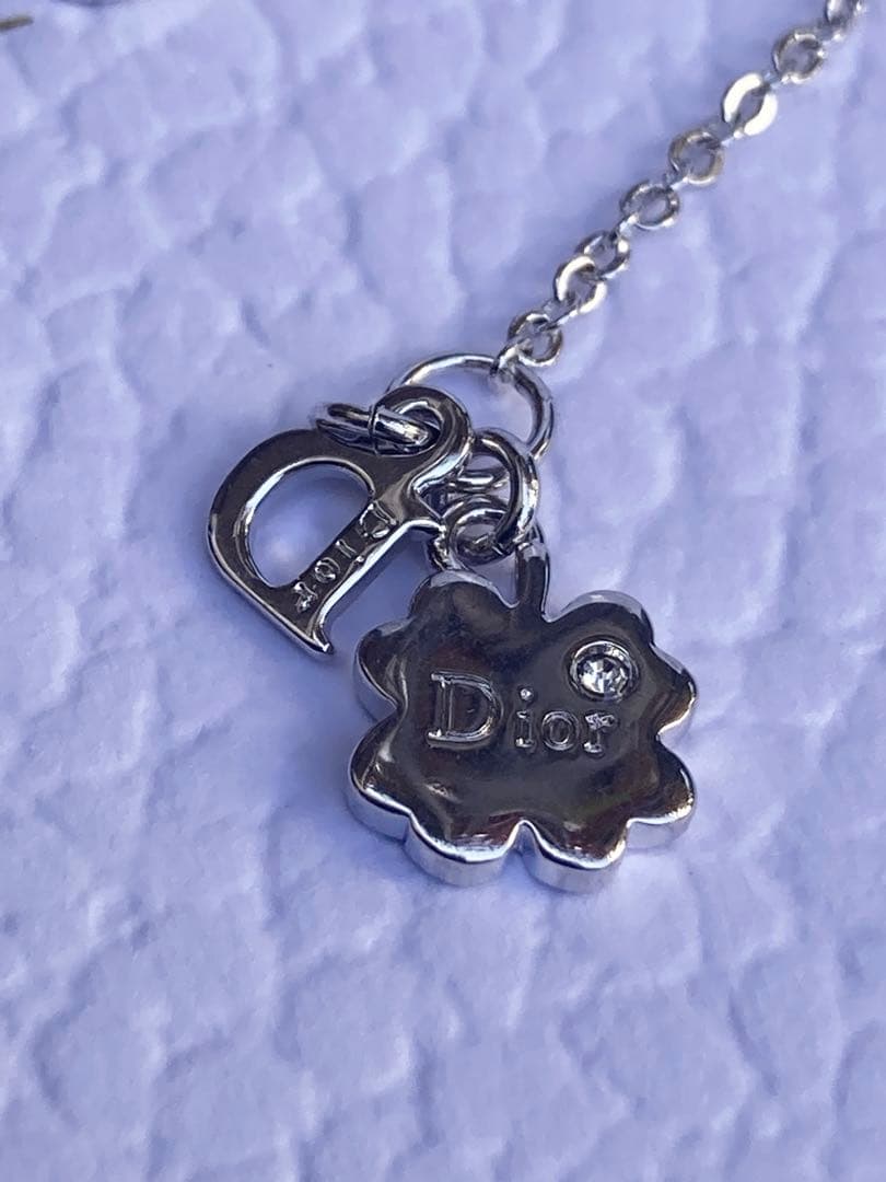 Dior クリスチャンディオールリボンネックレス