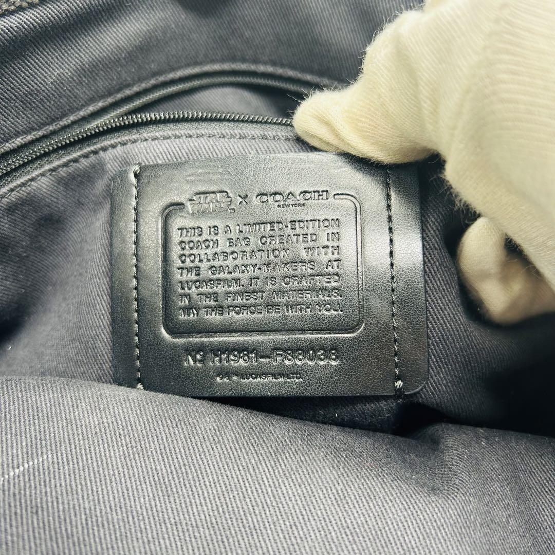 希少　レア　COACH コーチ　スターウォーズ　コラボ　トートバッグ　キャンバス 希少 COACH コーチ スターウォーズ コラボ トートバッグ キャンバス