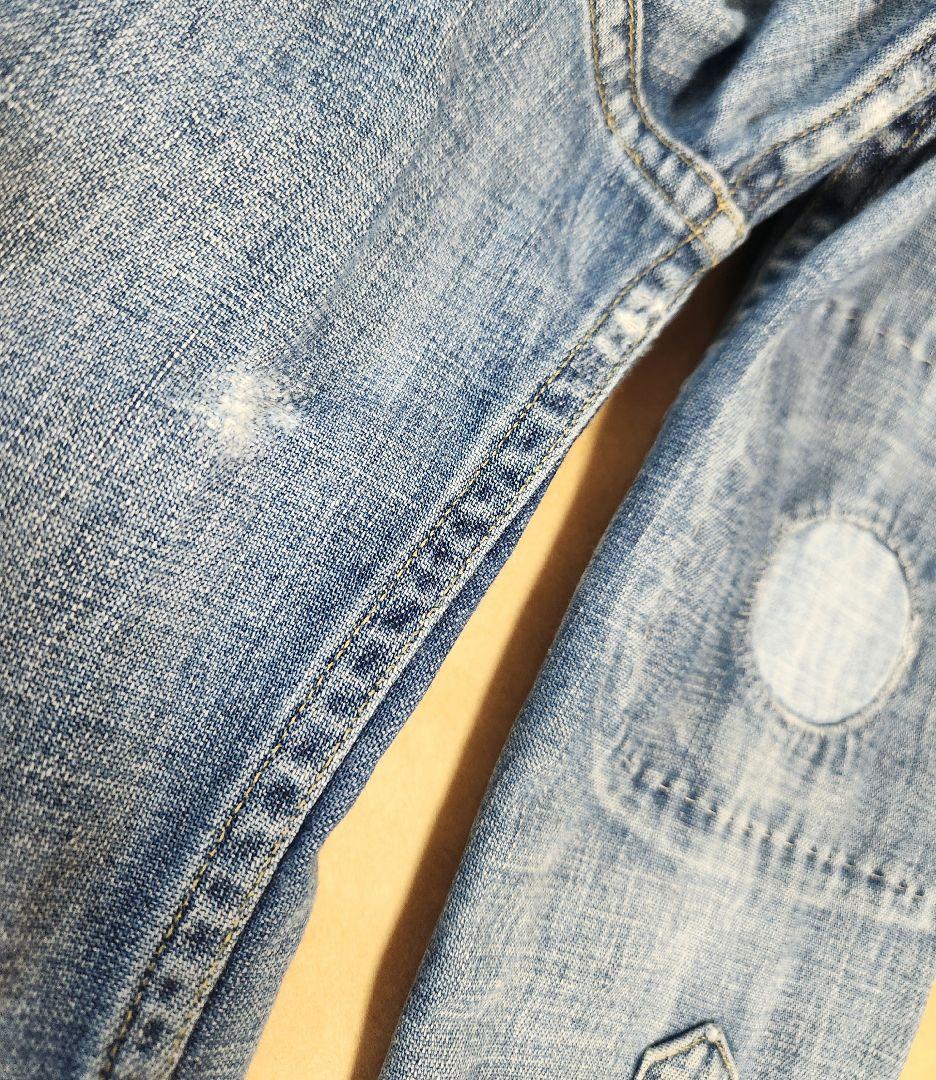 RALPH LAUREN ラルフローレン デニムシャツ ダンガリー ダメージ