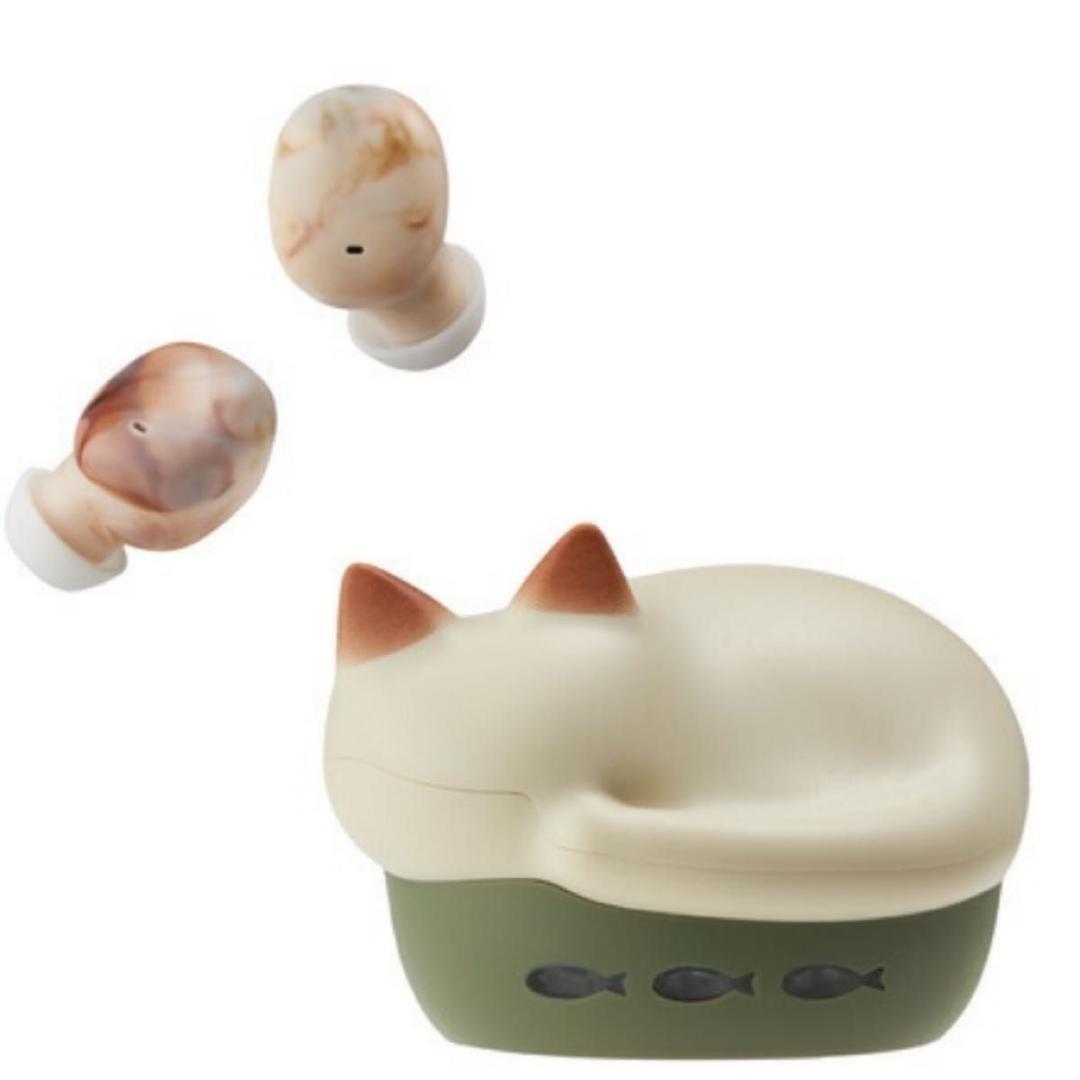 ワイヤレスイヤホン NEKO ミックス 三毛猫 Bluetooth