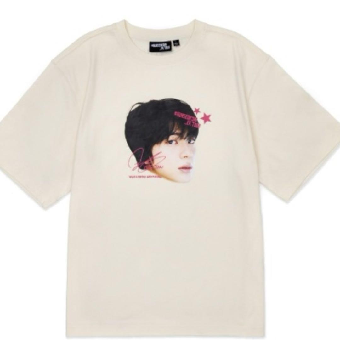 BTS RUNSEOK Jin 韓国 限定 顔 tシャツ コヤン Lサイズ - メルカリ