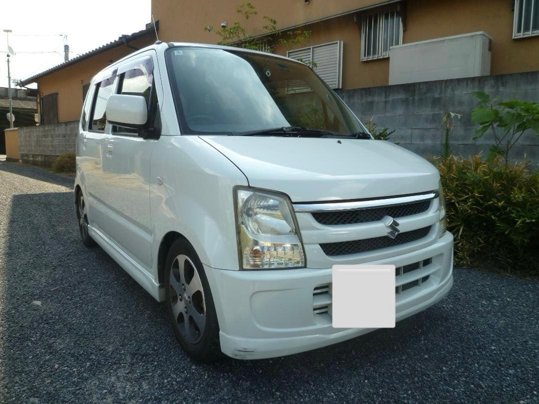 ワゴンＲ　白　５ドア　軽自動車　車検R9年3月バックカメラ ETC 9万3千km