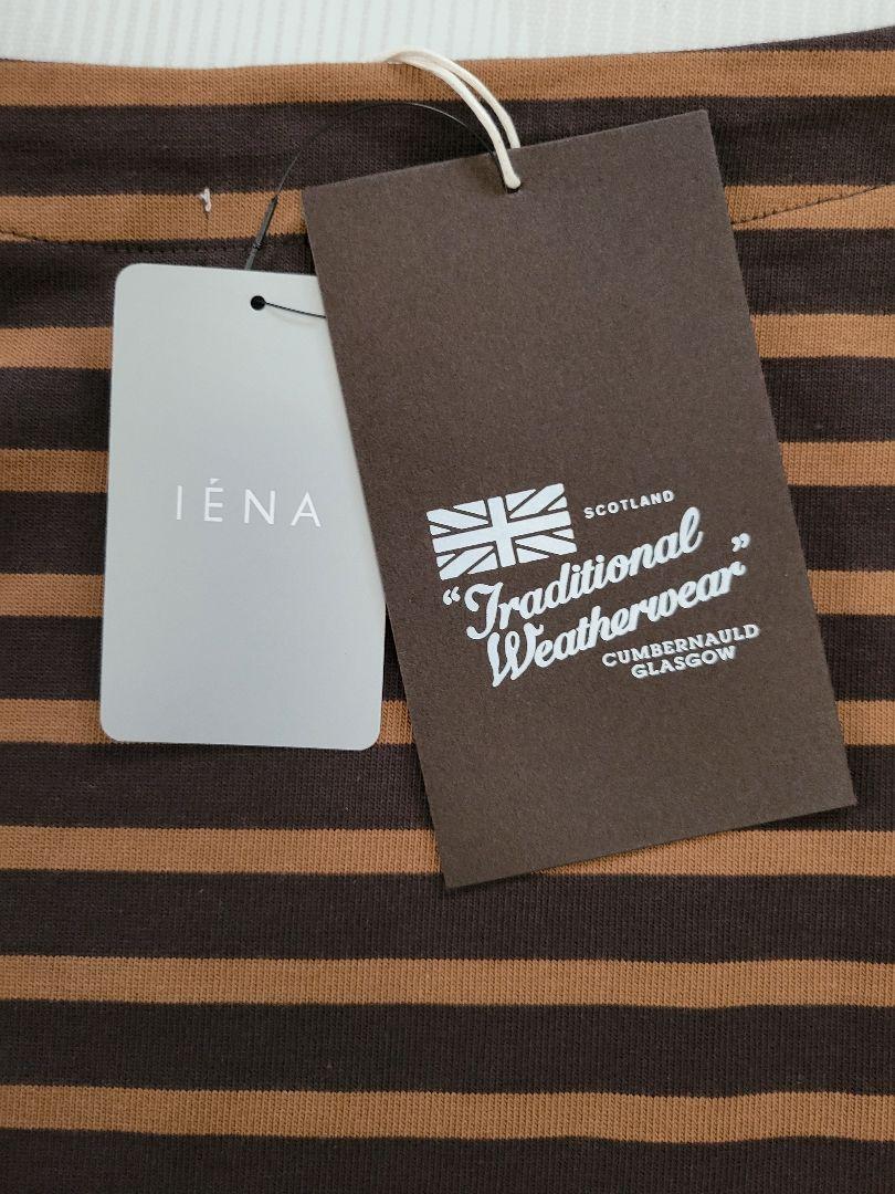 新品タグ付　IENA×トラディショナルウェザーウェア別注ボートネックプルオーバー