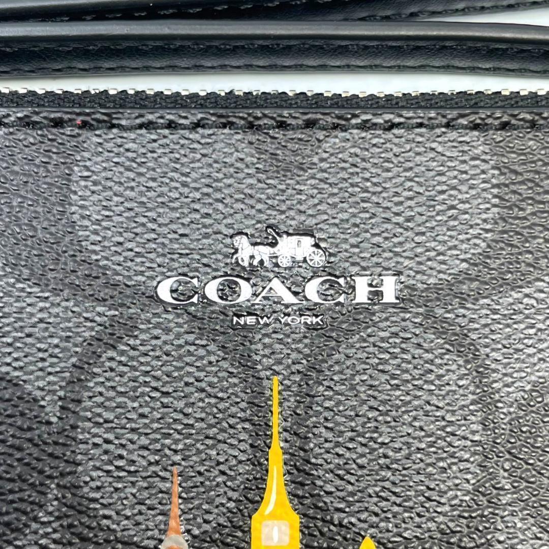 新品】 coach コーチ ポーチ ニューヨーク シグネチャー 新品】 coach コーチ ポーチ ニューヨーク シグネチャー