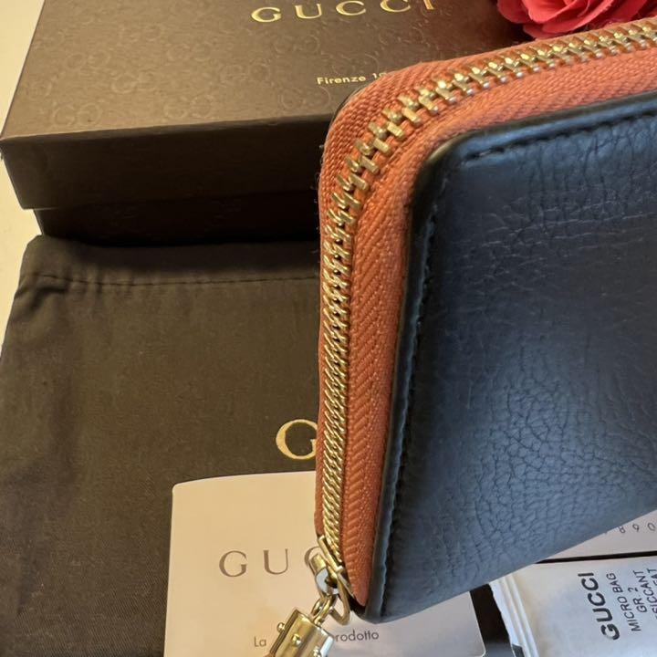 定番本物保証 未使用に近い‼️ グッチ GUCCI 財布 長財布 ソーホー ラウンドファスナー kR75Q-m55319649519 好評高評価
