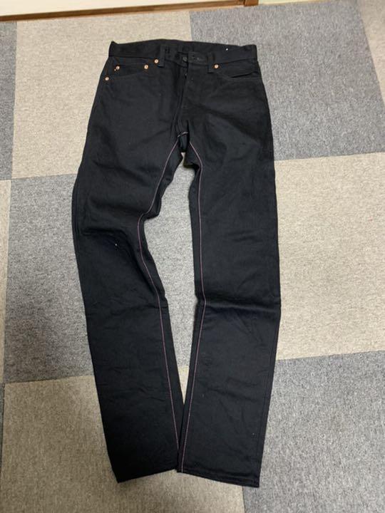 安いSALE 桃太郎ジーンズ 日本製 ブラック 32サイズ 2uo51-m55320878734 出陣 ボタンフライ デニムパンツ 好評即納